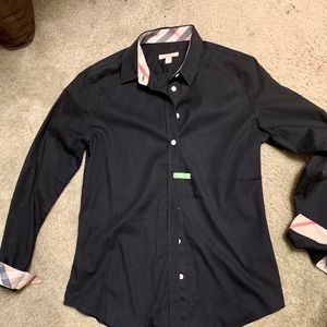 Burberry Brit Women’s Black Button Front Shirt